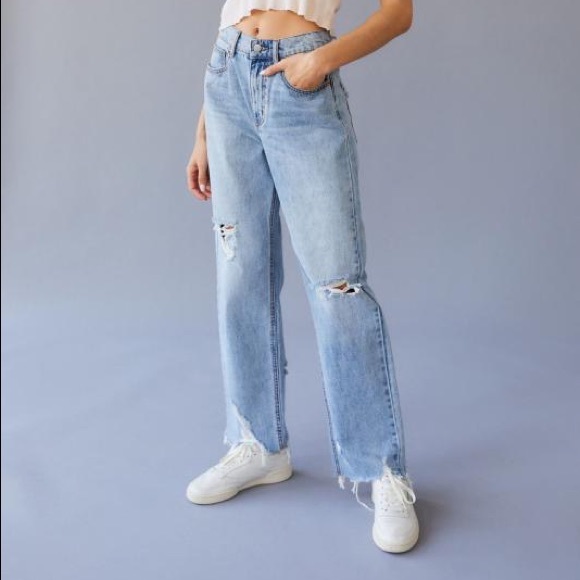 Urban Outfitters Denim - Urban Outfitters BDG High-waisted Cowboy Jean - Vintage Light Wash In Light Blue